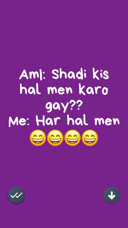 Han g har hal men karni hai shadi to...