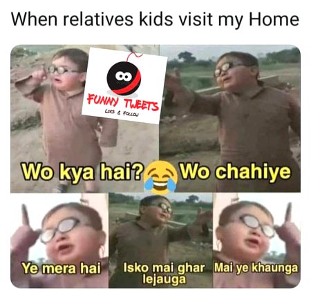 Hamary ghar me ese krty hau
