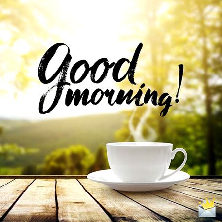 Good morning