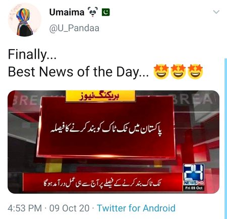 Social media post