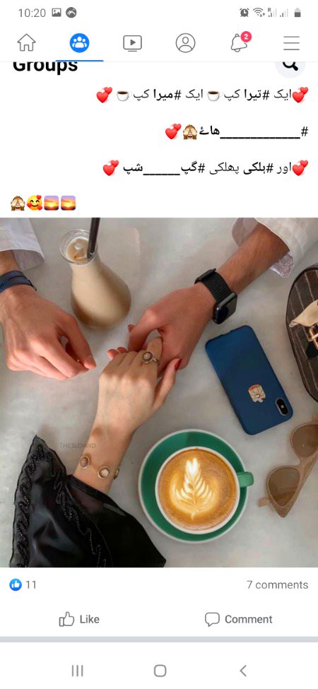 Social media post