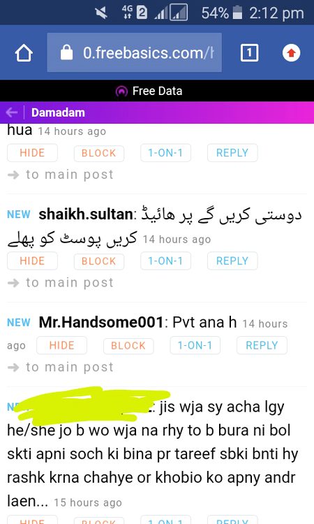 Social media post