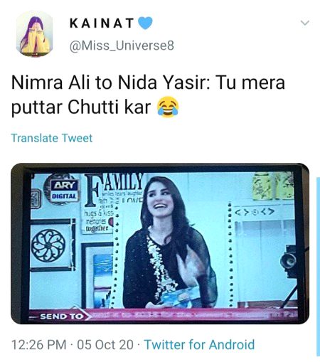 Social media post