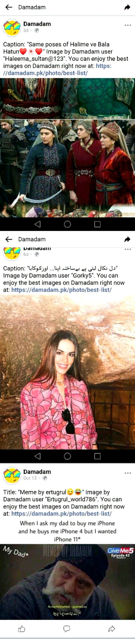 Social media post