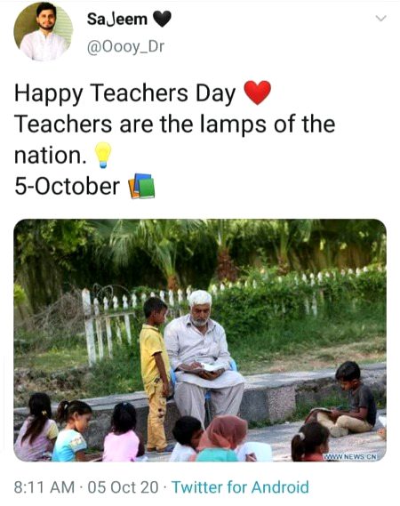 Social media post