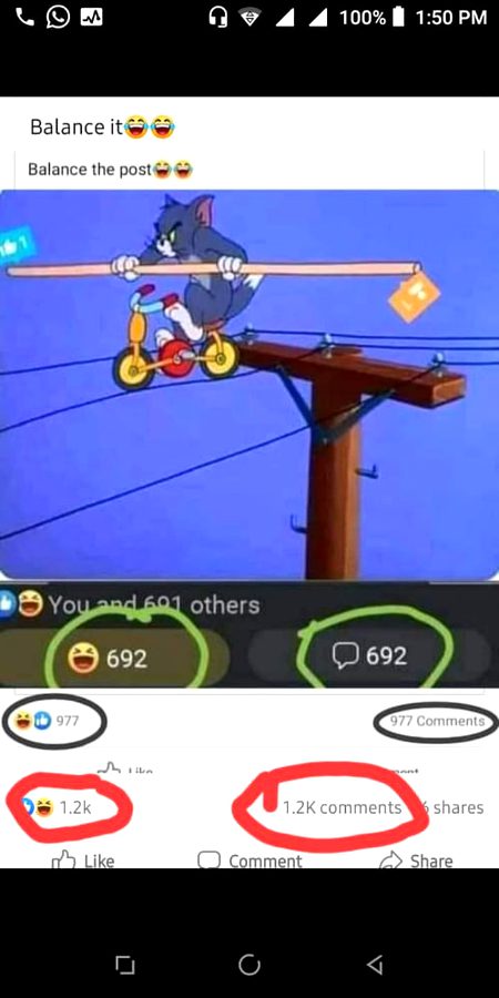 Social media post